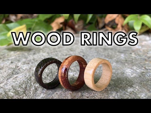 How to Make Wood Rings With a Dremel