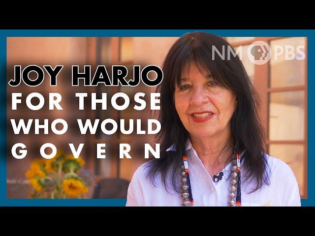 For Those Who Would Govern | U.S. Poet Laureate Joy Harjo Reading