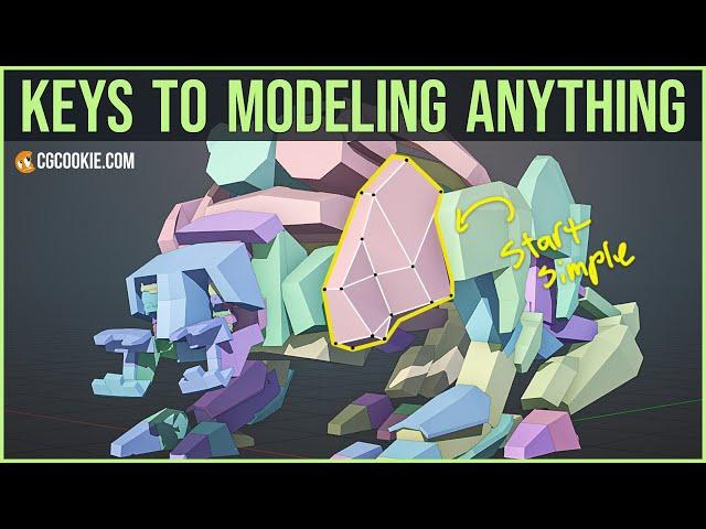 6 key principles for 3D modeling