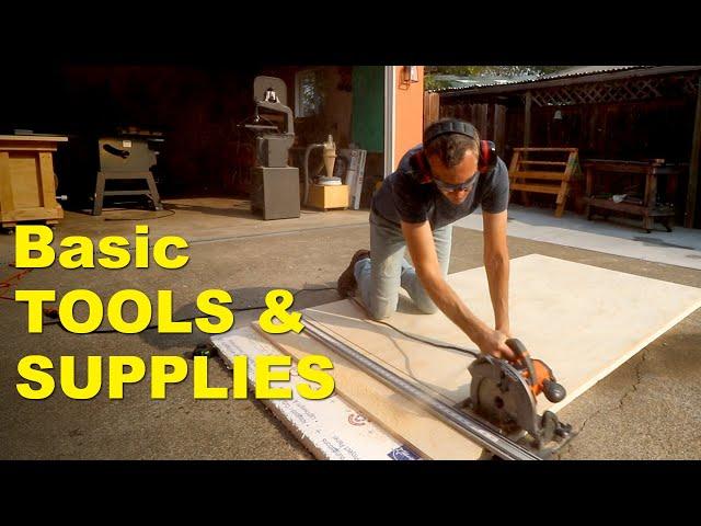 2023 guide to all the TOOLS and SUPPLIES you need to start a woodworking hobby