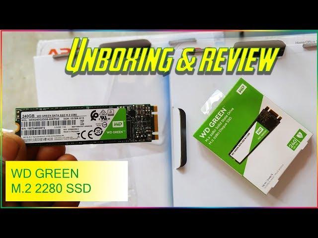 UNBOXING WD M.2 240GB SSD MODEL: WDS240G2G0B