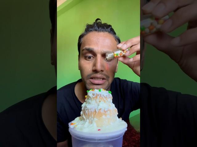 How I decorate a cake||ASMR||cake eating||bikram phuyal #biku #ASMR #biku #funny