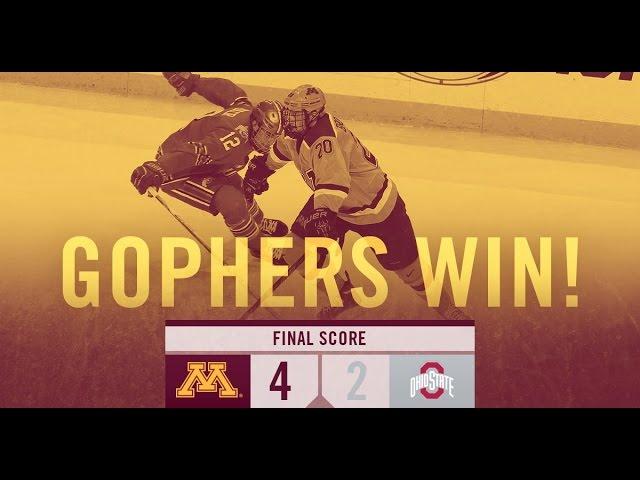 Highlights: Gopher Hockey Heads Back to B1G Title Game