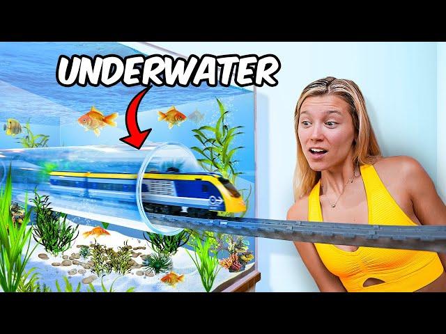 I Built a Giant LEGO Railway for my Fish