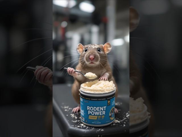 Animal Transformations: What Happens When Animals Eat Protein Powder? #shorts