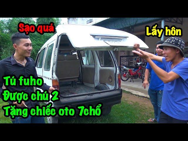 tú fuho được chú 2 tặng cho chiếc xe oto 7 chổ ngồi mà tú không biết chạy | Tú Nguyễn Vlogs