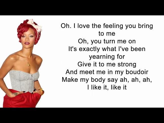 Rihanna - S&M - Lyrics!