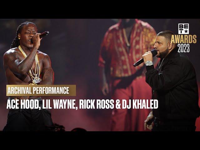 Ace Hood, Wayne, Rick Ross & DJ Khaled Bring The Heat To The "Hustle Hard" Remix! | BET Awards '23