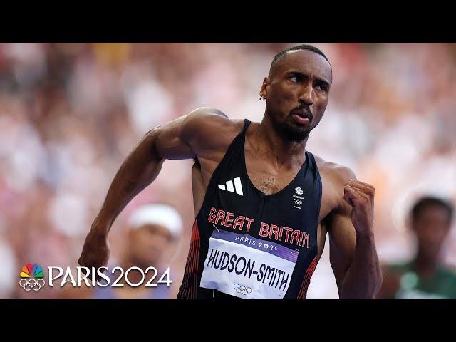 Matthew Hudson-Smith on to 400m final with an easy semifinal win | Paris Olympics | NBC Sports