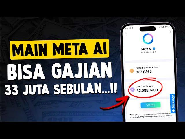 CARA MENGHASILKAN UANG DARI META AI WHATSAPP, CARI UANG DI INTERNET - CARA DAPAT UANG DARI INTERNET