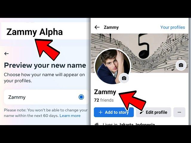 How to One Name on Facebook 2024 (NEW METHOD) | Single Name on Facebook 2024