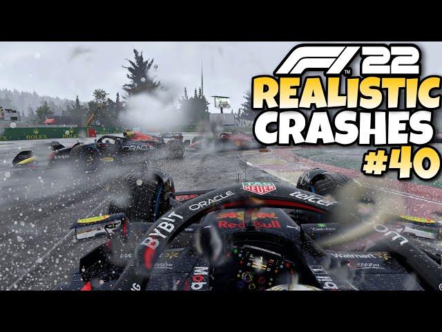 F1 22 REALISTIC CRASHES #40