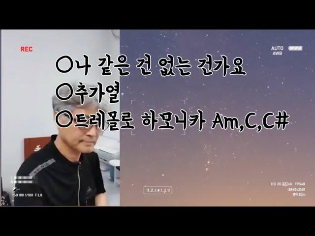 나 같은 건 없는 건가요 -추가열 #양성호하모니카 Am,C,C#