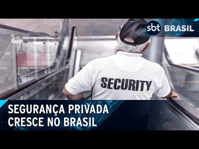 Segurança privada cresce quase 10% no primeiro semestre de 2024 | SBT Brasil (24/07/24)