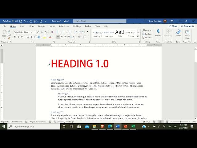 Tips, Tricks, Techniques in Microsoft Word 365 (Part I)