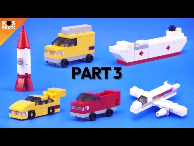 Lego City Mini Vehicles - Part 3 (Tutorial)