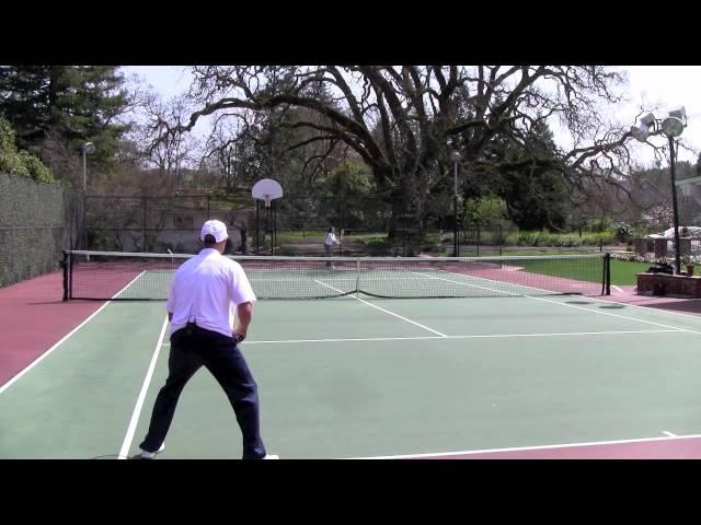 Tennis Return of Serve Drop Shot - Beat Those Pushers