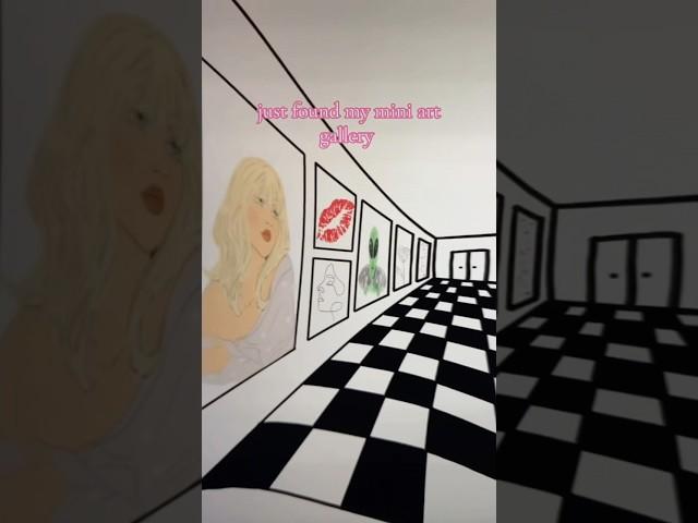 found my mini art gallery️️| #shorts #procreate #digitalart #shortsviral #springonyoutube
