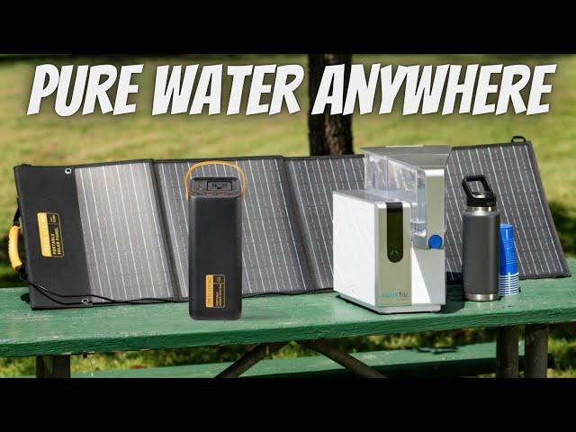 Pure Water, Anywhere Power:  AquaTru & Portable Solar Power Station Announcement