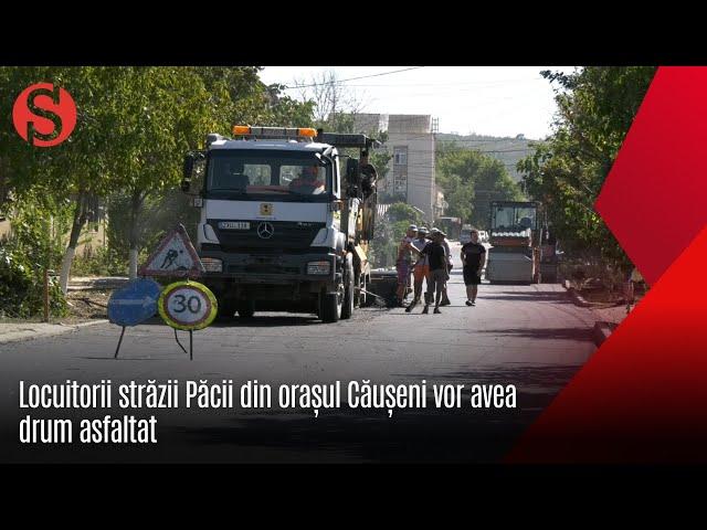 Locuitorii străzii Păcii din orașul Căușeni vor avea drum asfaltat