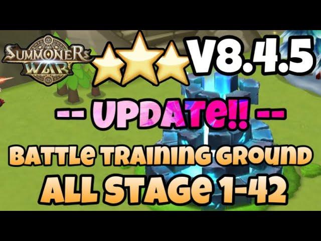 All Battle Training Ground Guide Mock Battle 1-42 ⭐️⭐️⭐️ (Summoners war)  V 8.4.5 UPDATE! 2024