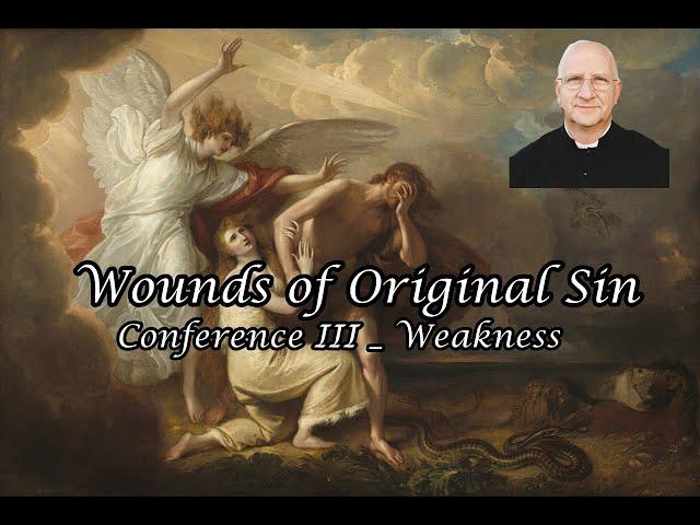 Wounds of Original Sin Conference III: Weakness ~ Fr. Ripperger