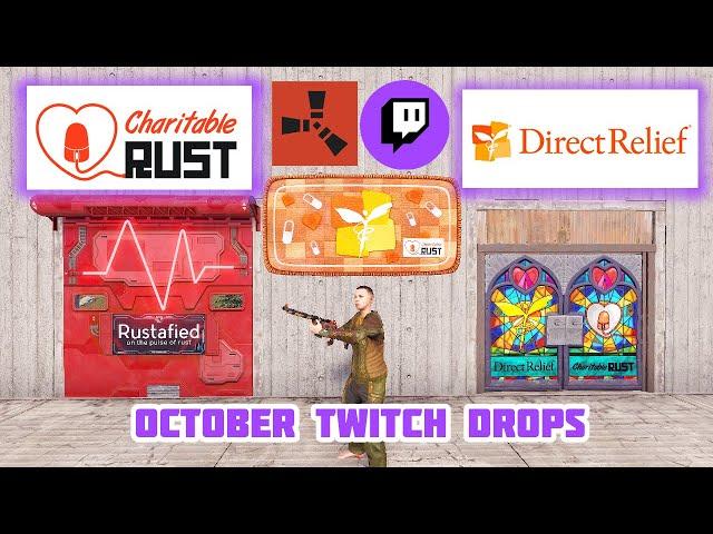 October 2024 Charitable Rust Twitch Drops! (Skins Showcase)