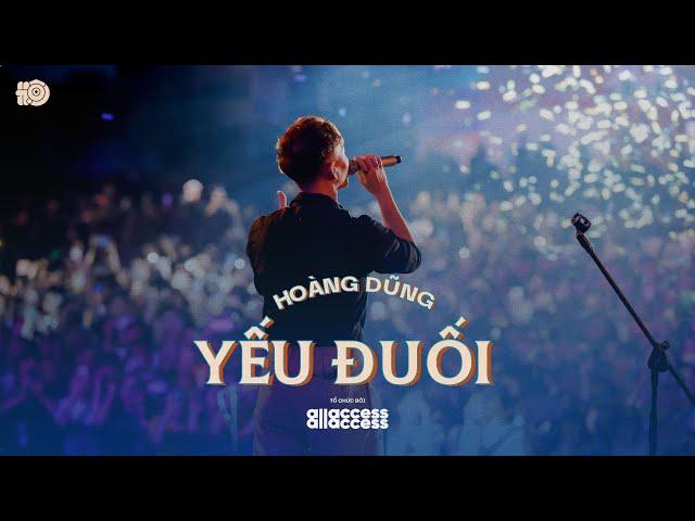 HOÀNG DŨNG - YẾU ĐUỐI | Live at HỘI ĐỒNG HỘI 2020