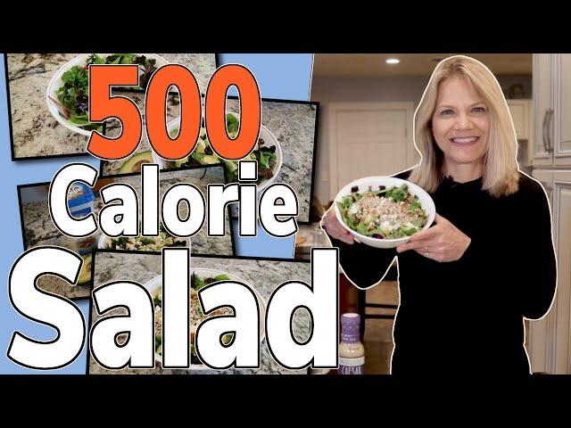 What a 500-Calorie, Low Carb/High Fat Salad Looks Like