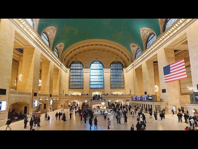 Grand Central Terminal 2024 Complete Walkthrough in 4K - New York City