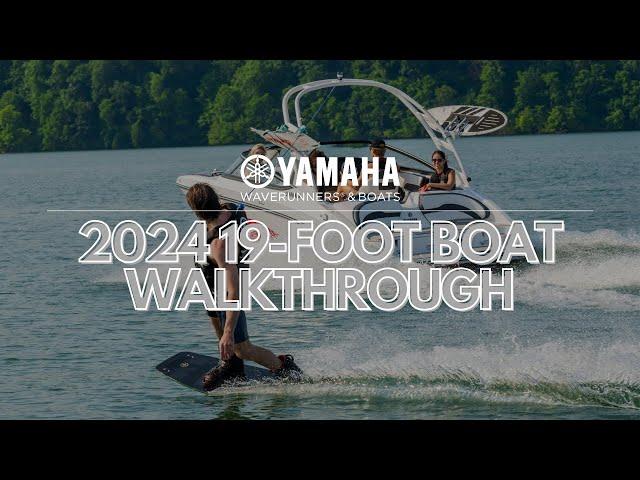 Walkthrough Yamaha's 2024 19 Foot Series