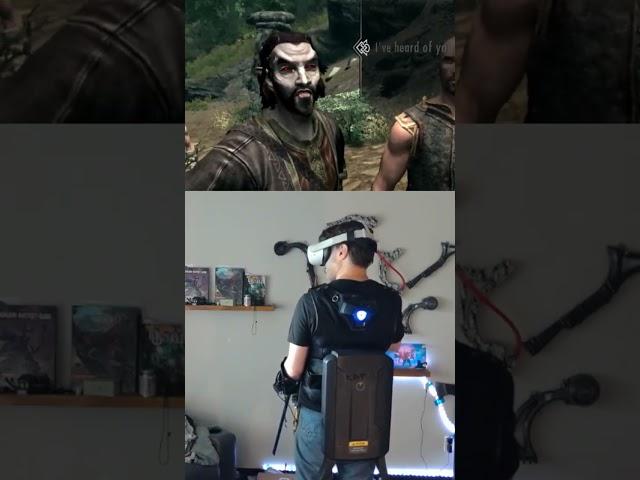 Crypto Bro Loses His Mind | [25 # ]  #skyrim #shorts #skyrimvr #katwalkc #headshots