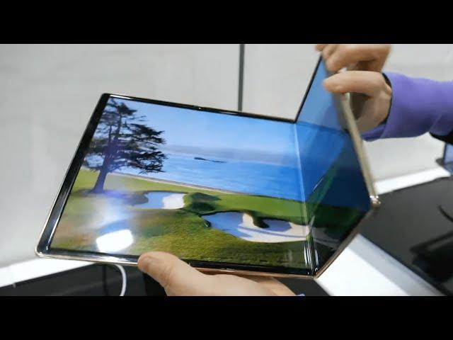 Samsung Foldable OLED Displays at MWC 2023 #mwc23