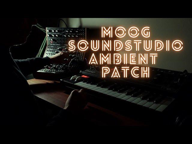 Moog Grandmother & Moog sound studio ambient - sonic textures