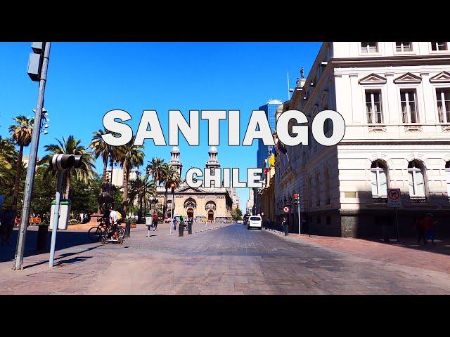 Santiago, Chile - Driving Tour 4K