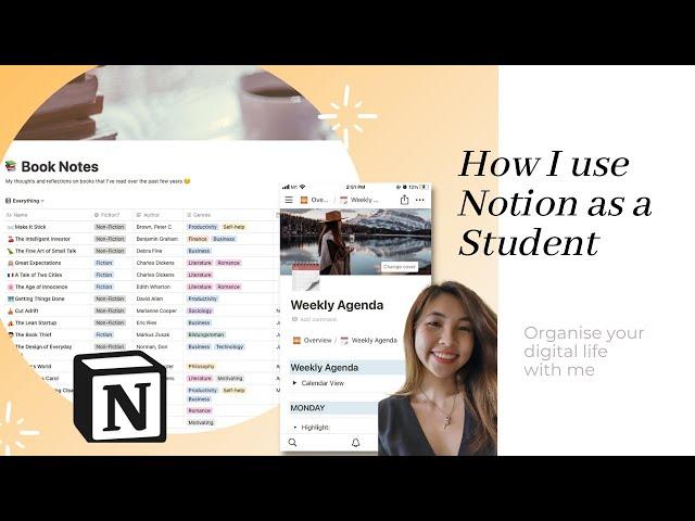 Notion Tutorial for Undergraduates  | Study Notes, Book Notes, Internship Tracker