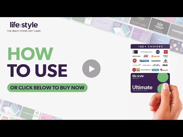 Lifestyle Gift Card - How to Use and Redeem