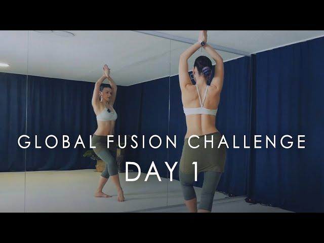 Global Fusion IG Challenge / Day 1 lesson by Olga Meos / Tribal Fusion Belly Dance class