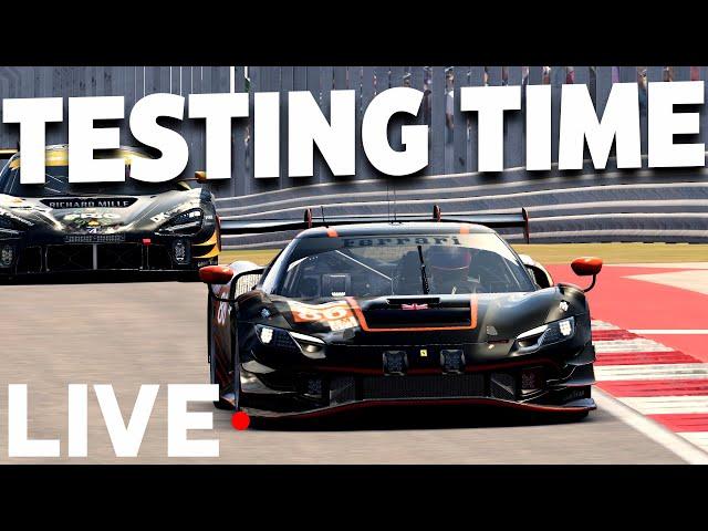 Live LMU GT3 Testing, The Grind Begins