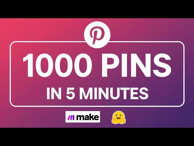 How I Generate 1000 Pinterest Pins In 5 Minutes With AI