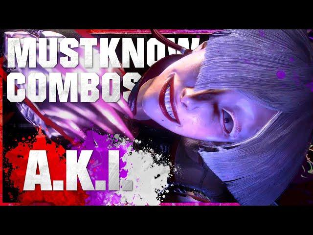 Must Know Aki Combos for Street Fighter 6