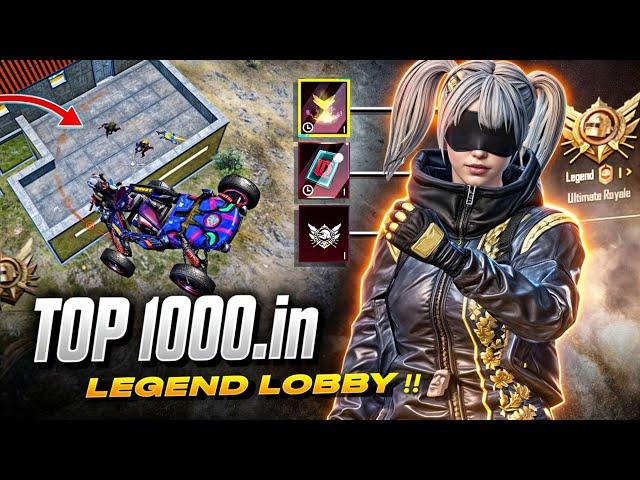 My Path To *LEGEND in Ultimate Royale!! | BGMI Legend Lobby Gameplay 