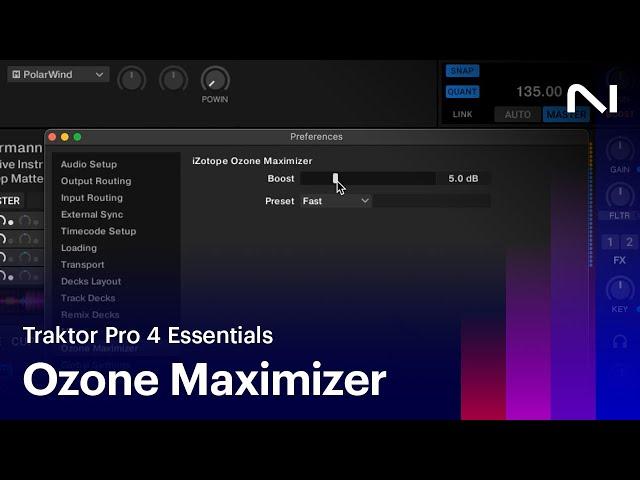 Introducing Ozone Maximizer in Traktor Pro 4 | Native Instruments