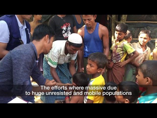 Bangladesh success story for emergency vaccination campaigns in Cox’s Bazar