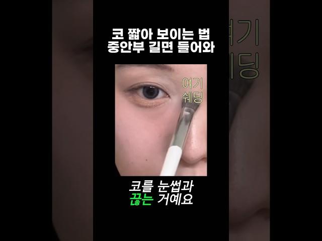 코 짧아 보이는 메이크업 팁