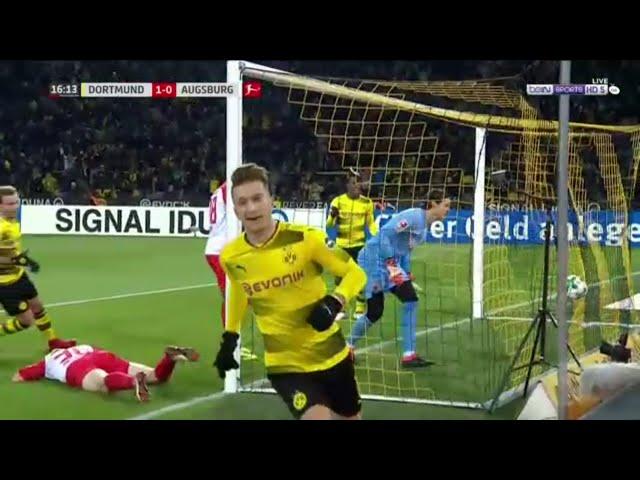 Marco Reus Goal (Tor) Vs Augsburg | 26.2.2018