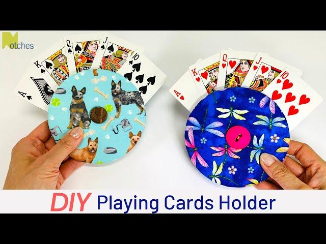 DIY Playing Card Holder  -  Quick and Easy Christmas Gift to Make or Sew to Sell