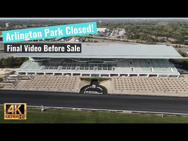 Arlington Park Closing for Good // Future Home of Chicago Bears // Final Lap Around Track //4K Video