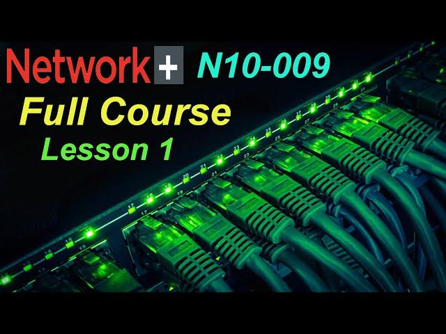 CompTIA Network+ N10-009 | Lesson 1 - Networking Overview