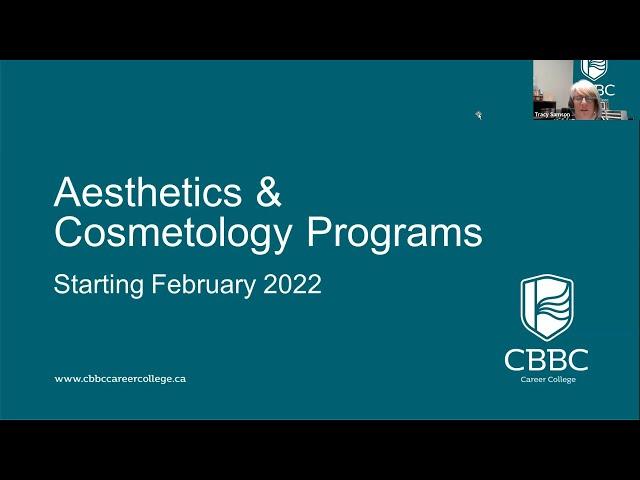 CBBC Career College - Aesthetics & Cosmetology Program | Webinar
